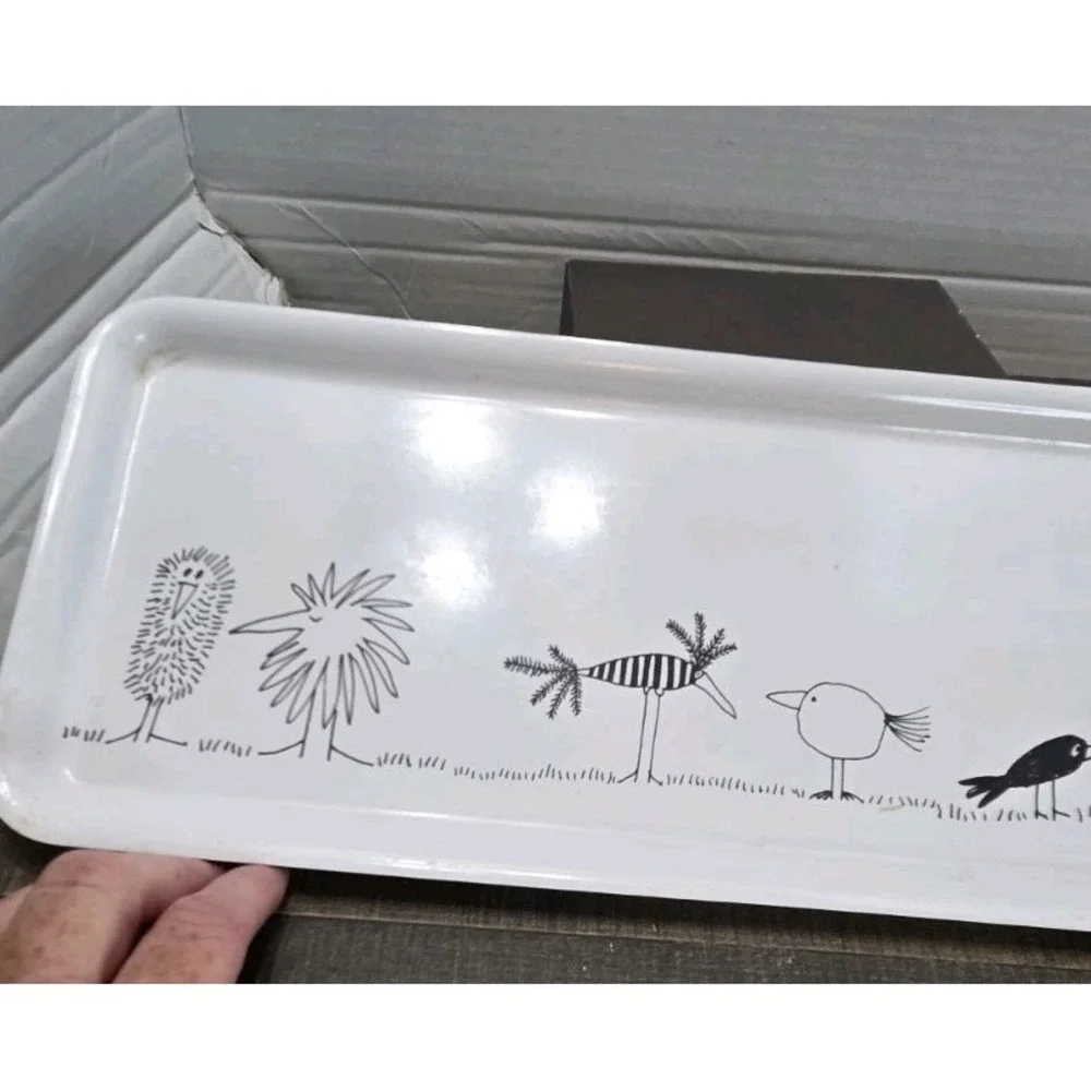 IKEA Bird Tray IKEA of Sweden Onskedrom Silly Kooky Bird‎ Tray Rectangular
